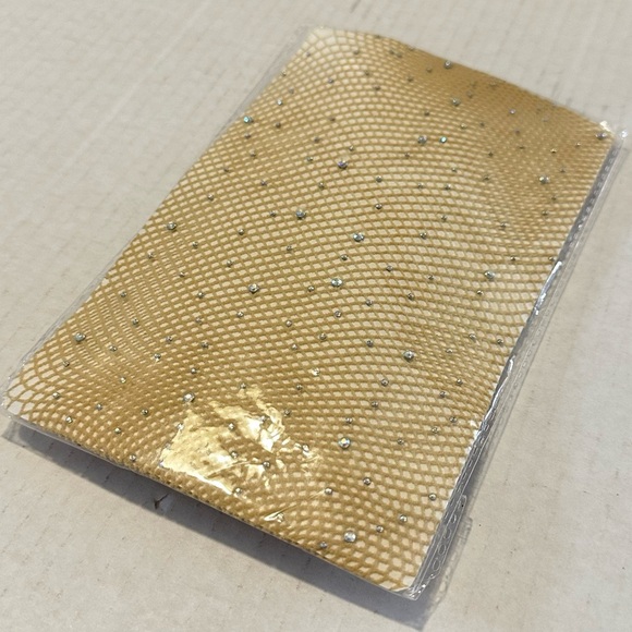 Plus Size Rhinestone Fishnet Nude Pantyhose 2XL - Picture 2 of 4